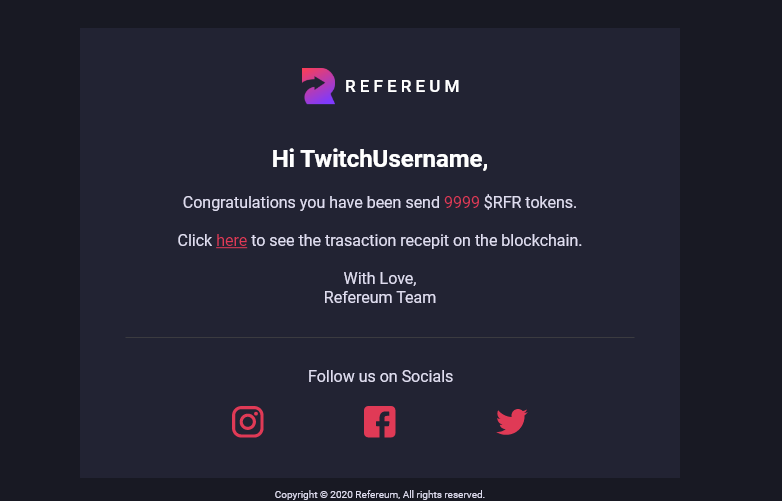 Welcome to the new Refereum