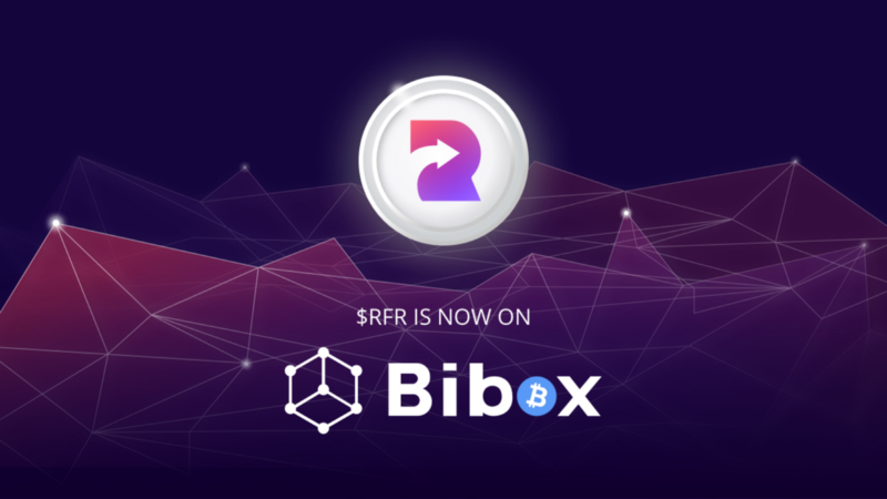 Refereum is now listed on Bibox, thanks to you!