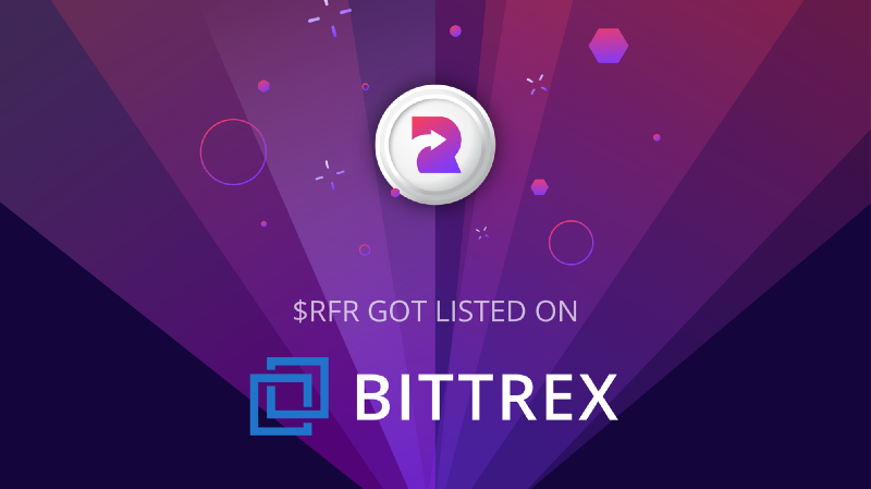 Refereum is now on Bittrex