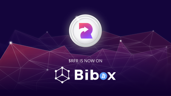 Refereum is now listed on Bibox, thanks to you!